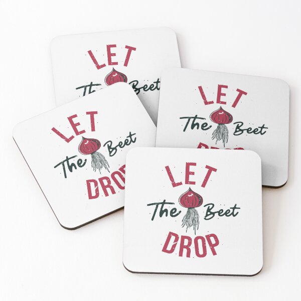 Item preview, Let the Beet Drop // Funny Gardening Quote designed and sold by SLAG-Creative.