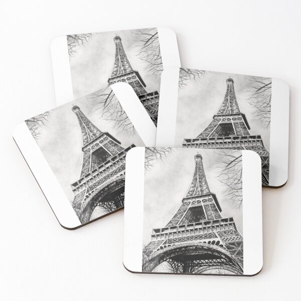 Item preview, Eiffel Tower: Black and White designed and sold by Haley Lin.
