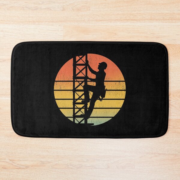 Item preview, Cell Tower Climber Climbing Antenna Vintage Retro designed and sold by TastefulTees.