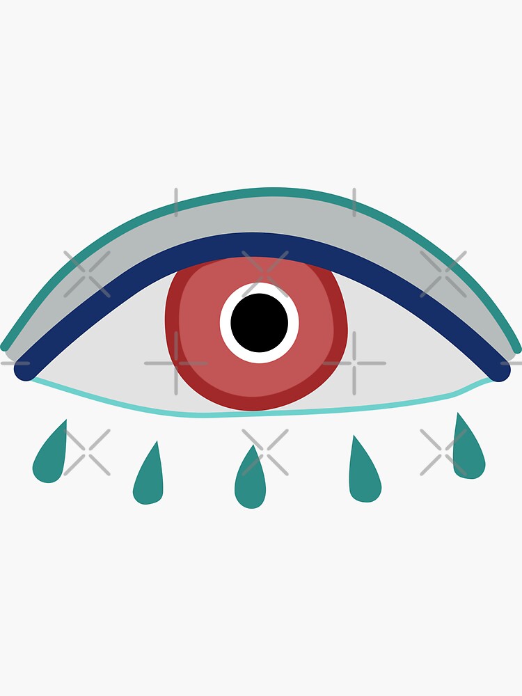 Pink Evil Eye Sticker For Sale By Brodolo Redbubble