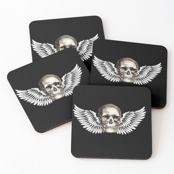 Item preview, Vintage Skull Angel Wings designed and sold by RheaRealm.