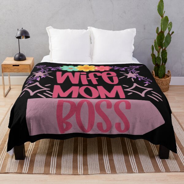 Item preview, wife, mom, boss / love mom designed and sold by angelusdark.