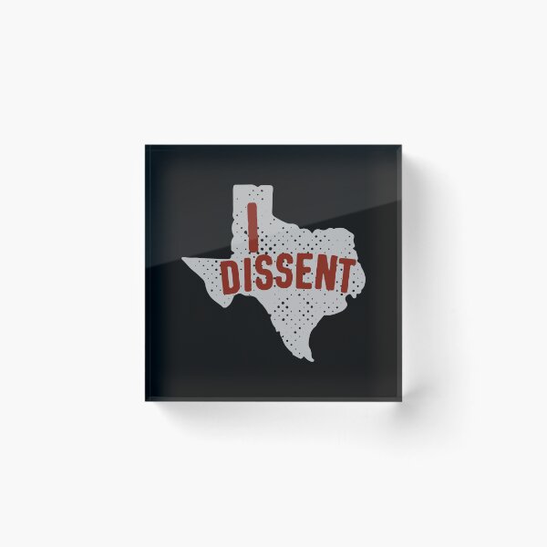 Item preview, Women Have Had Enough: Texas - I DISSENT (red and grey/gray) designed and sold by Ofeefee.