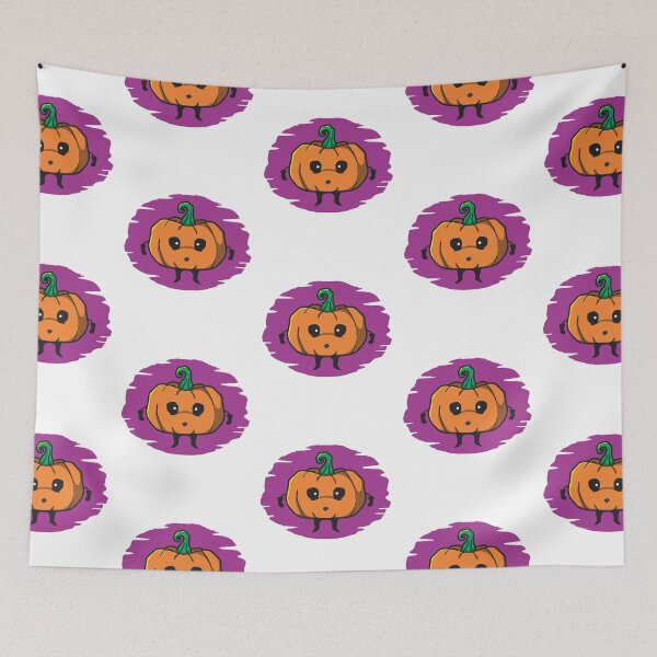 Item preview, kawaii pumpkin with innocent face  designed and sold by andriandesain.