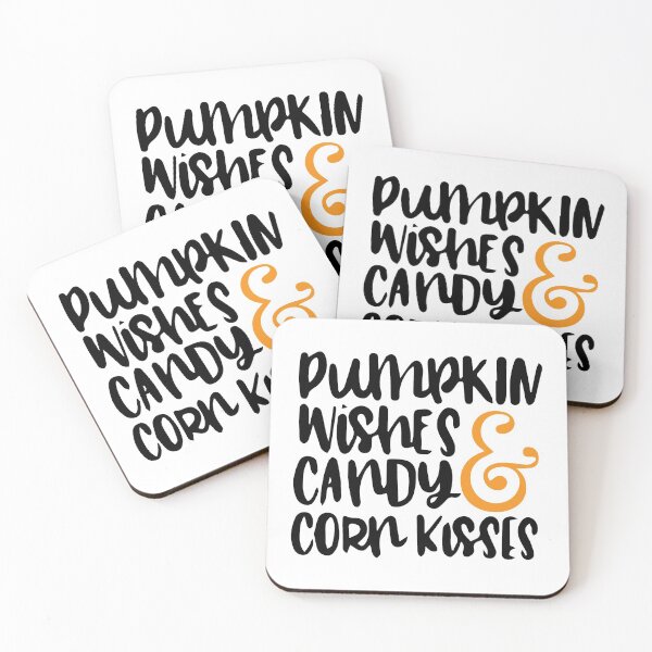 Item preview, Pumpkin Wishes & Candy Corn Kisses designed and sold by ScissortailCo.