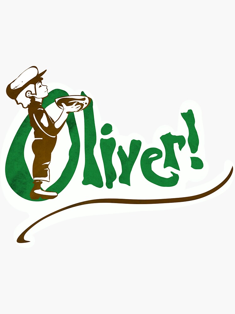 "Oliver!" Sticker for Sale by Animefox52 | Redbubble