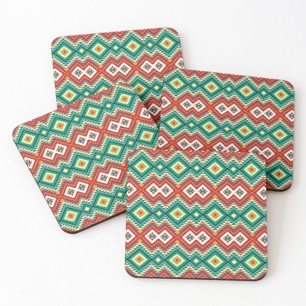 Item preview, colorful ethnic geometric pattern designed and sold by GeomePattern.