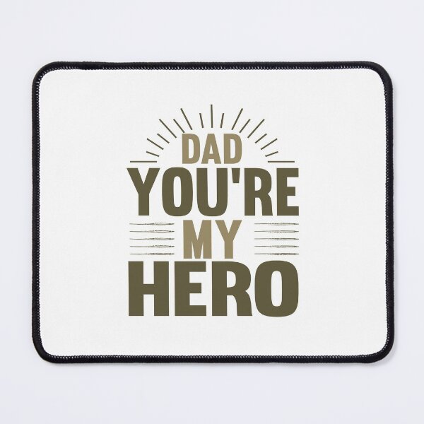Item preview, GOLDEN BROWN/ DAD YOUR MY HERO designed and sold by wildwhimsical.