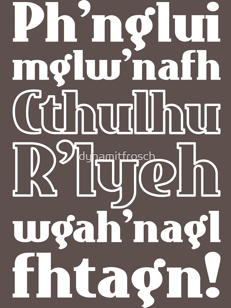 Thumbnail 7 von 7, Essential T-Shirt, Cthulhu fhtagn! designt und verkauft von dynamitfrosch.