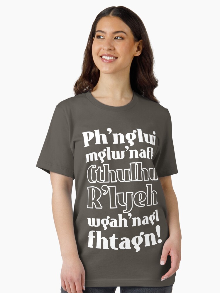 Thumbnail 1 von 7, Essential T-Shirt, Cthulhu fhtagn! designt und verkauft von dynamitfrosch.