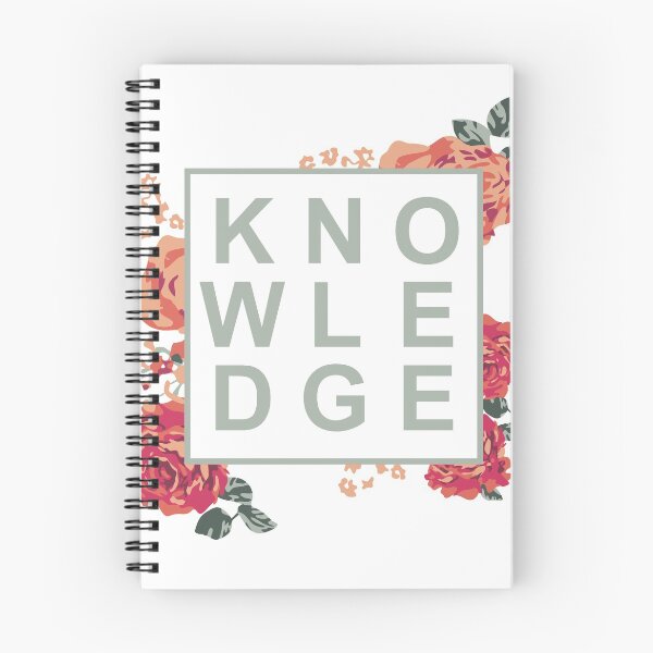 Item preview, Knowledge florals designed and sold by TheArtDesk.