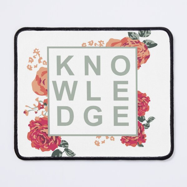 Item preview, Knowledge florals designed and sold by TheArtDesk.