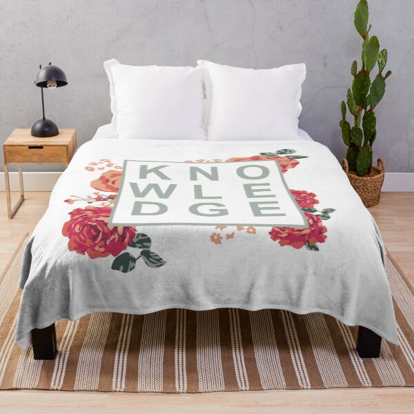 Item preview, Knowledge florals designed and sold by TheArtDesk.