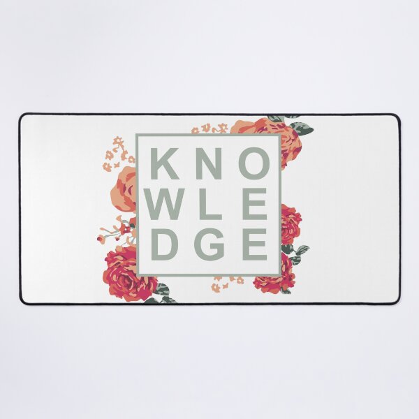 Item preview, Knowledge florals designed and sold by TheArtDesk.