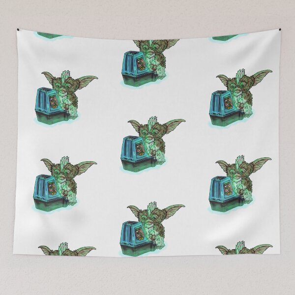 Item preview, Gremlins Stripe mogwai playing arcade machine  designed and sold by LoganMDesigns.