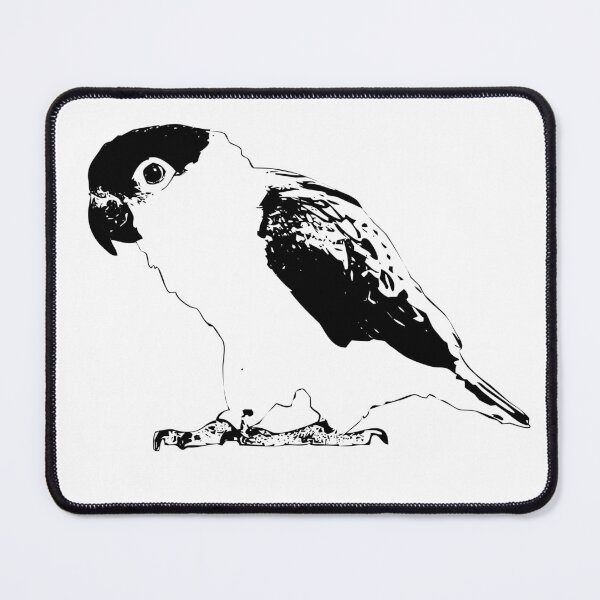 Item preview, Black Headed Caique - Black Headed Parrot Minimalistic Art designed and sold by Elarex.