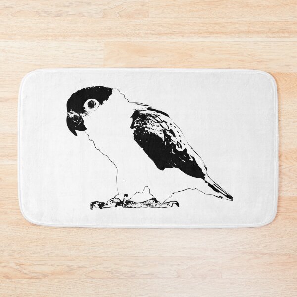 Item preview, Black Headed Caique - Black Headed Parrot Minimalistic Art designed and sold by Elarex.