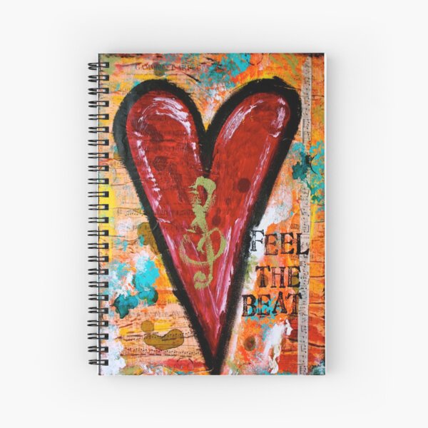 FEEL THE BEAT Spiral Notebook