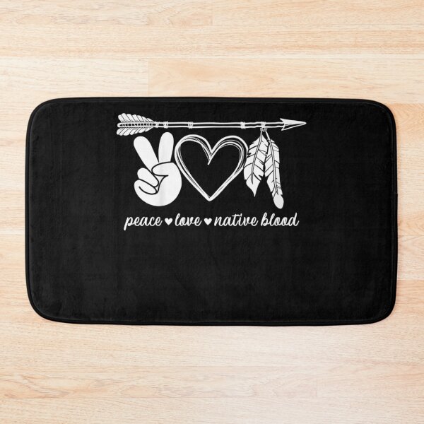 Item preview, Peace Love Native Blood Indigenous People Native American  designed and sold by RogerGift.