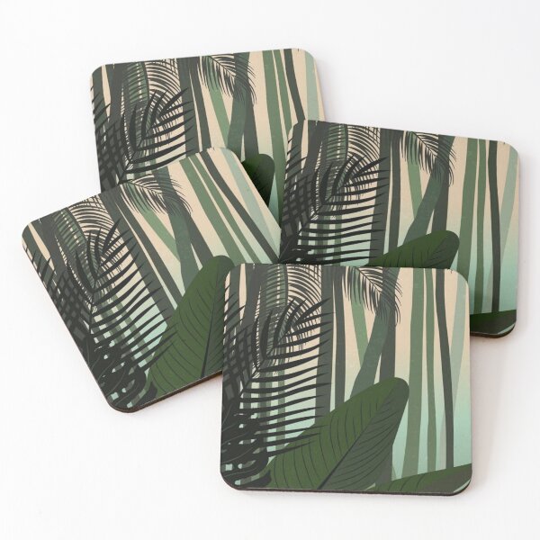 Item preview, Green tropical forest digital artwork  designed and sold by Bkstores.
