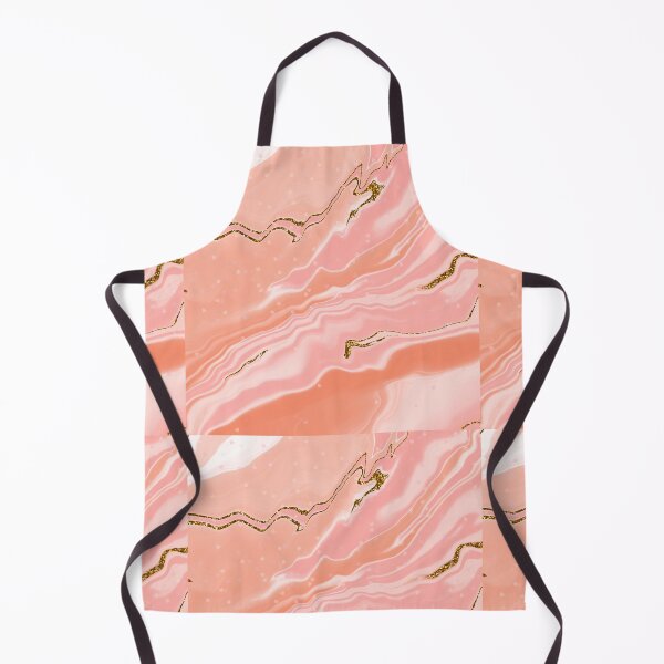 Item preview, Marble Peach Gold Wavy Curvy designed and sold by thesandrafadzai.
