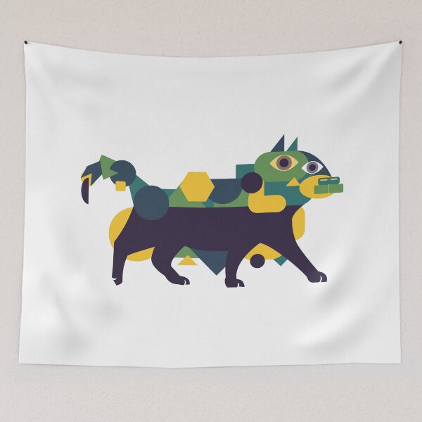 Item preview, Cat Cubism 2 designed and sold by papererwin.