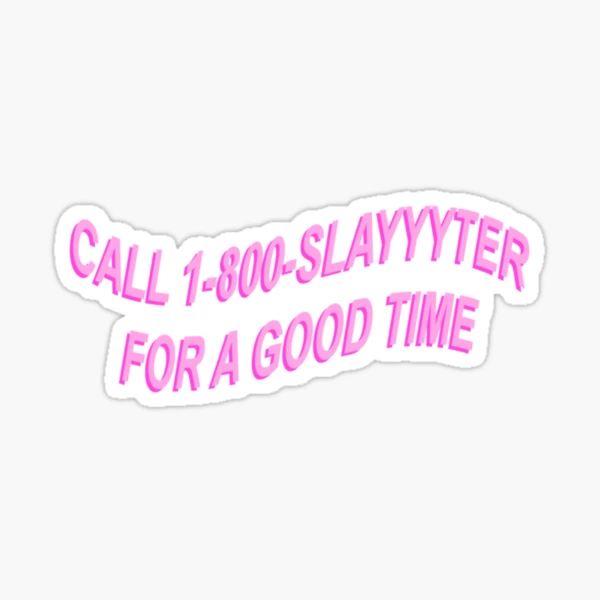 slayyyter  Sticker for Sale by bottuhm in 2023