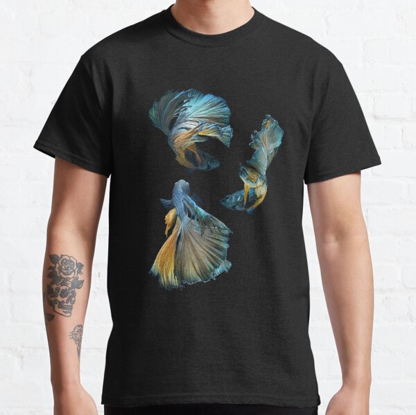 Betta Fish - Multicolor On Mens T Shirt