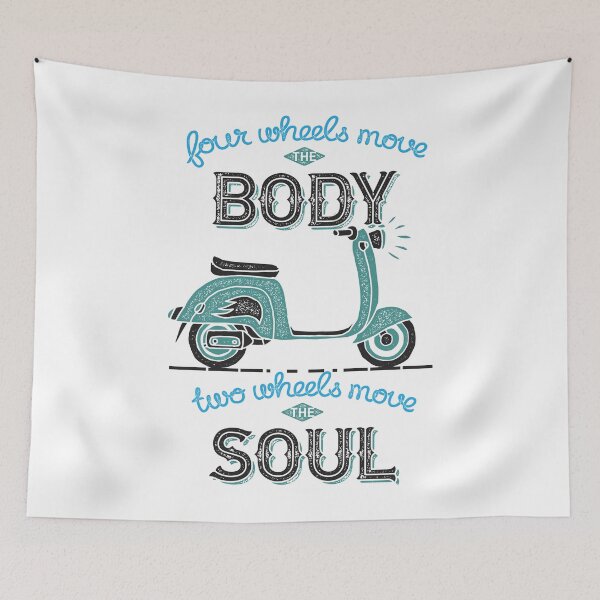 Item preview, Two wheels move the soul designed and sold by PODapparel.