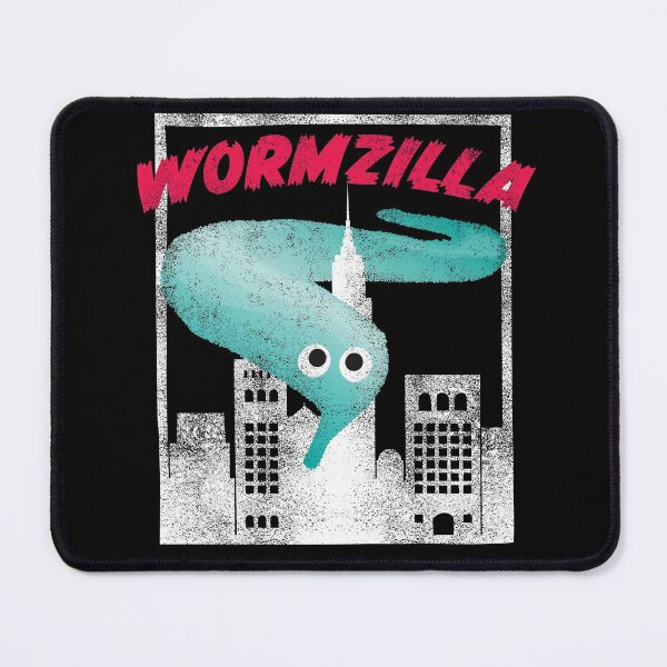 Item preview, Worm On A String Meme Wormzilla Retro Japanese Style designed and sold by Good-Find.