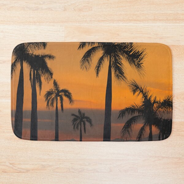 Item preview, palm trees with beautiful sunset designed and sold by ranafakhar.