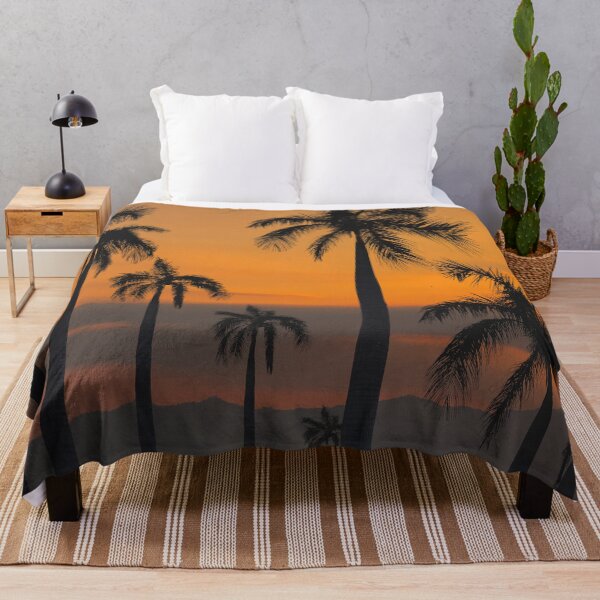 Item preview, palm trees with beautiful sunset designed and sold by ranafakhar.
