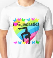 PRETTY I LOVE GYMNASTICS DESIGN Unisex T-Shirt