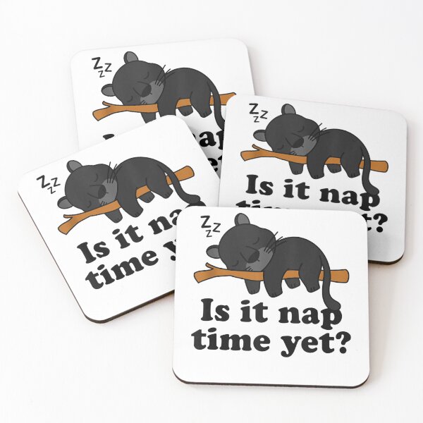 Item preview, Sleeping Panther Lover Is It Nap Time Yet Funny Nap Saying Tank Top designed and sold by GiselleShop.