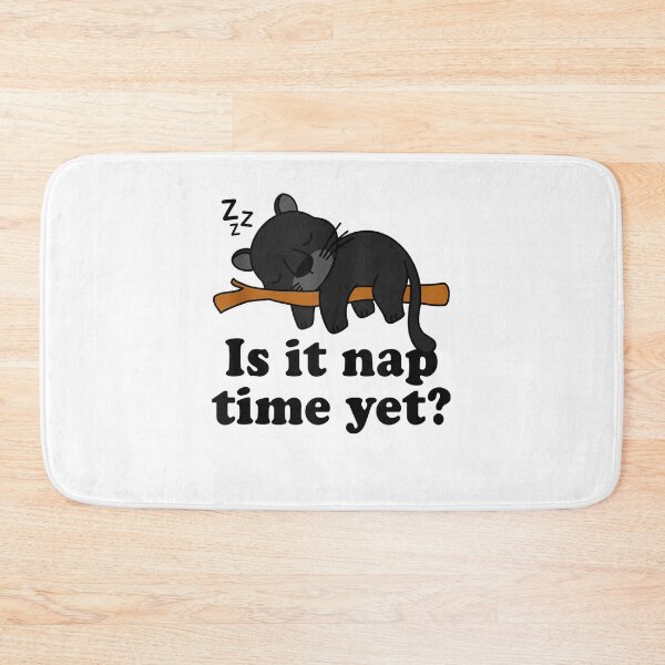 Item preview, Sleeping Panther Lover Is It Nap Time Yet Funny Nap Saying Tank Top designed and sold by GiselleShop.