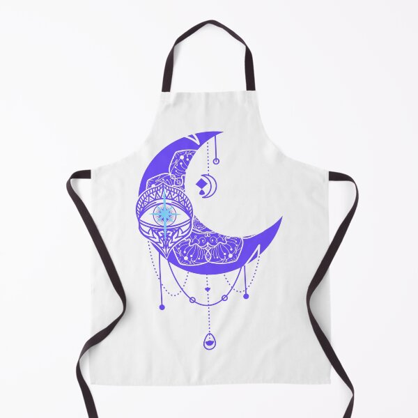 Item preview, Mandala Style Purple Crescent Moon Watchful Eye Design designed and sold by OnyxMoonDesigns.