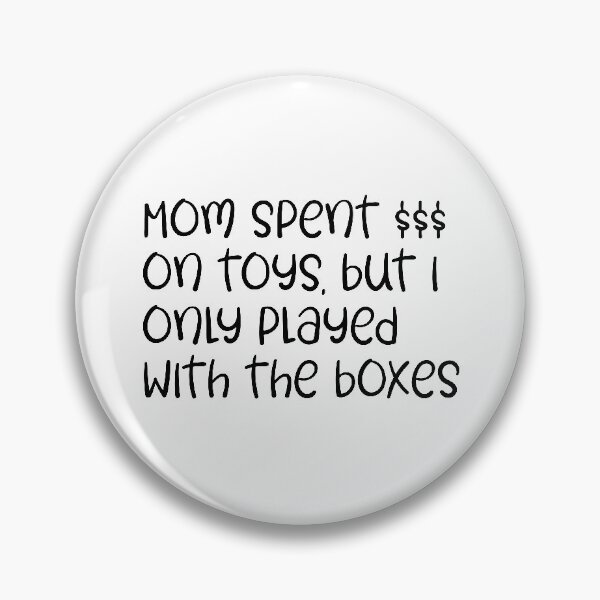 Item preview, I Only Play With Boxes designed and sold by figtreeworks.