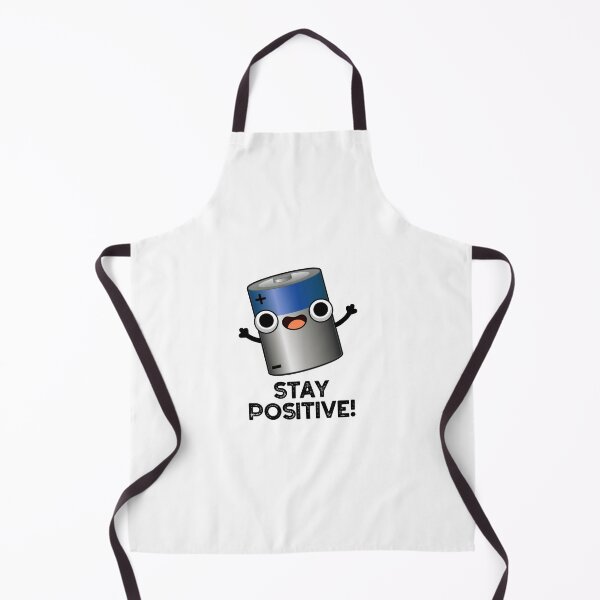 Item preview, Stay Positive Funny Battery Puns  designed and sold by punnybone.