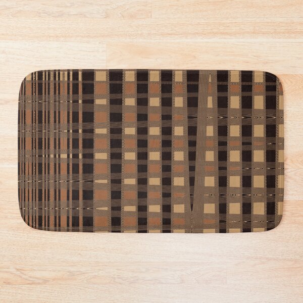 Item preview, Wild coffee, toffee plaid designed and sold by PatsIsland.