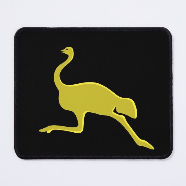 Item preview, The running ostrich (Yellow) designed and sold by On-The-Roof.