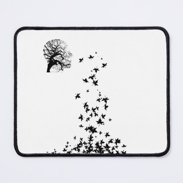 Soliloquy of falling leaves Mouse Pad