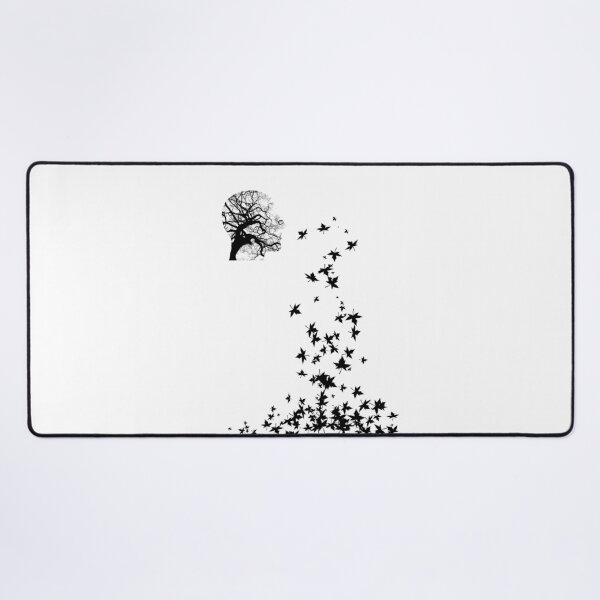 Soliloquy of falling leaves Desk Mat