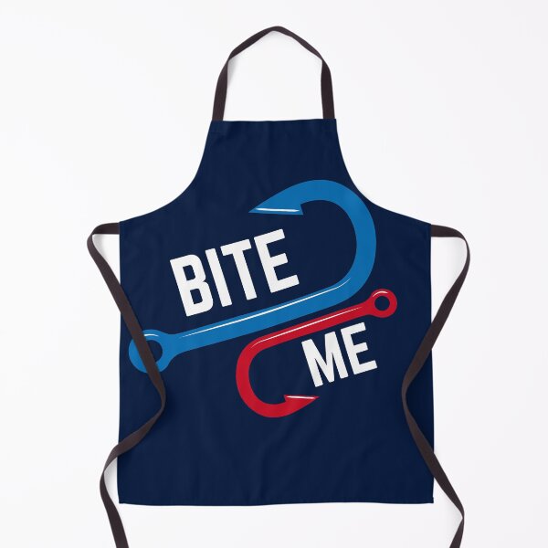 Item preview, Bite Me Funny Fishing Hook Humor Retro Style designed and sold by Good-Find.
