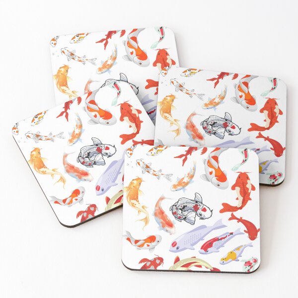 Item preview, Koi Carp Fish Print designed and sold by Abstractdiva.