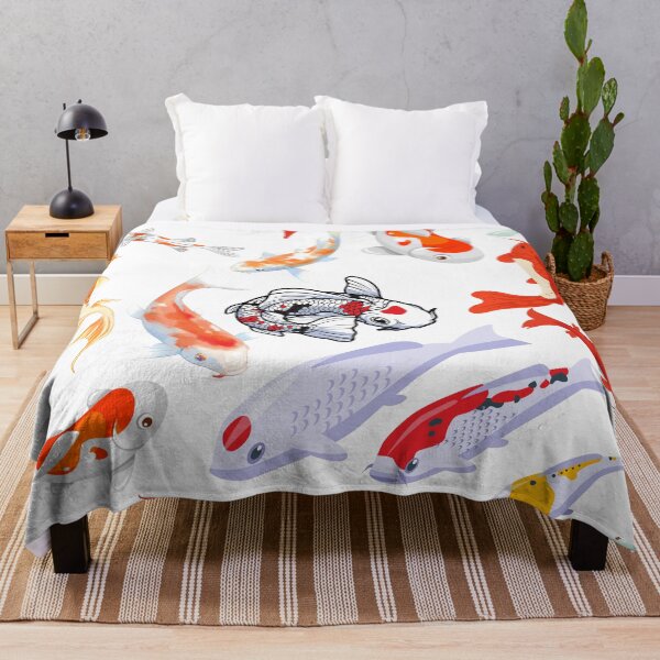 Item preview, Koi Carp Fish Print designed and sold by Abstractdiva.