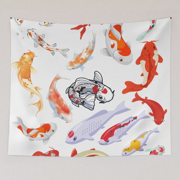 Item preview, Koi Carp Fish Print designed and sold by Abstractdiva.