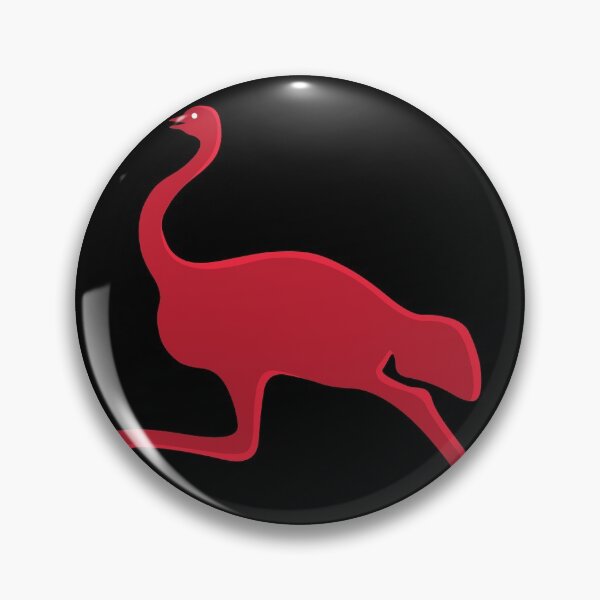 Item preview, The running ostrich (Red) designed and sold by On-The-Roof.