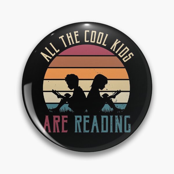 Item preview, All the Cool Kids are Reading Book Vintage Reto designed and sold by fefego818x.