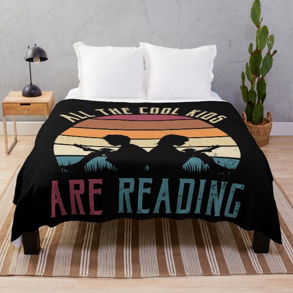 Item preview, All the Cool Kids are Reading Book Vintage Reto designed and sold by fefego818x.