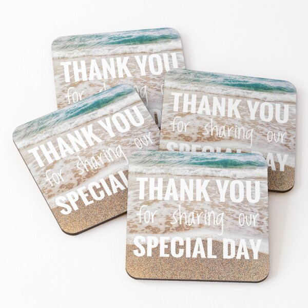 Item preview, Thank You For Sharing Our Special Day Beach Theme Wedding Favors designed and sold by Beachy.